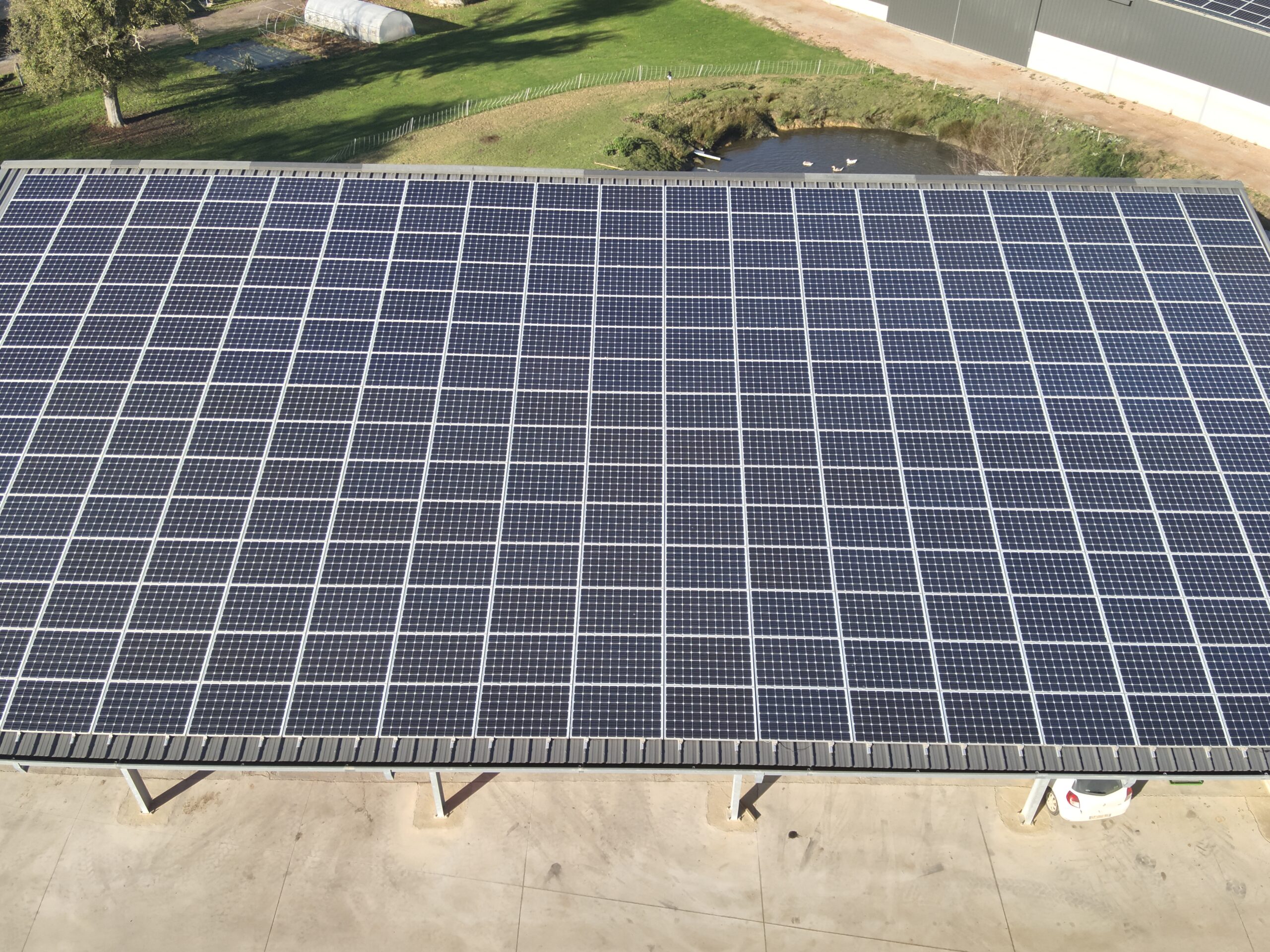 inspection thermique de panneaux solaires par drone en Bretagne